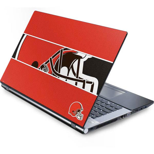 NFL Cleveland Browns Zone Block Generic Laptop Skin