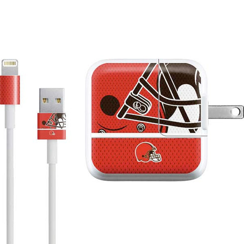 NFL Cleveland Browns Zone Block iPad Charger (10W USB) Skin