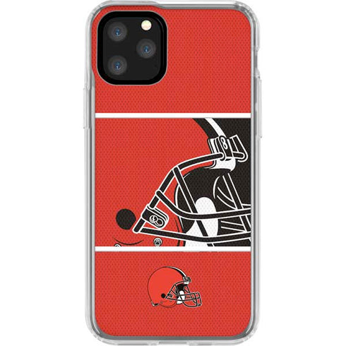 NFL Cleveland Browns Zone Block iPhone 11 Pro Clear Case