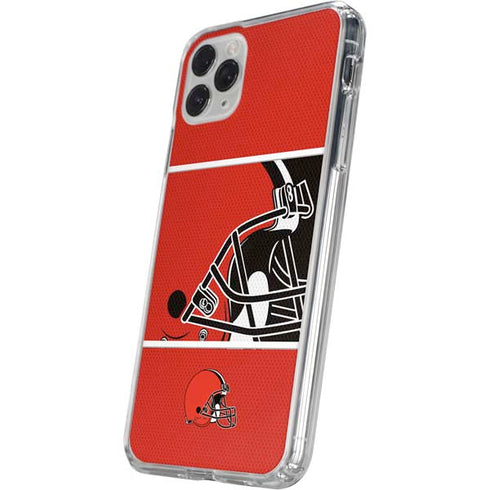 NFL Cleveland Browns Zone Block iPhone 11 Pro Clear Case