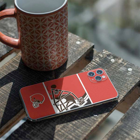 NFL Cleveland Browns Zone Block iPhone 11 Pro Max Skin