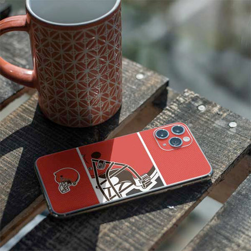 NFL Cleveland Browns Zone Block iPhone 11 Pro Skin