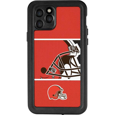 NFL Cleveland Browns Zone Block iPhone 11 Pro Waterproof Case