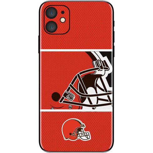 NFL Cleveland Browns Zone Block iPhone 11 Skin