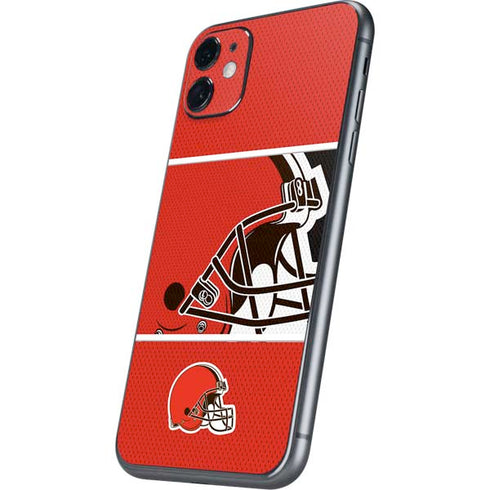 NFL Cleveland Browns Zone Block iPhone 11 Skin
