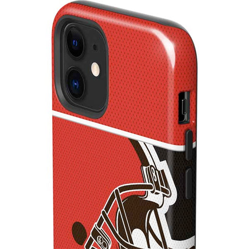 NFL Cleveland Browns Zone Block iPhone 12 Impact Case