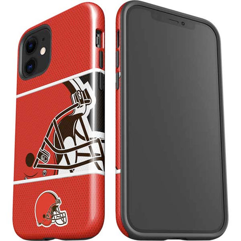 NFL Cleveland Browns Zone Block iPhone 12 Impact Case