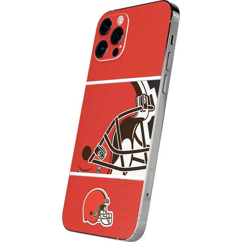 NFL Cleveland Browns Zone Block iPhone 12 Pro Max Skin