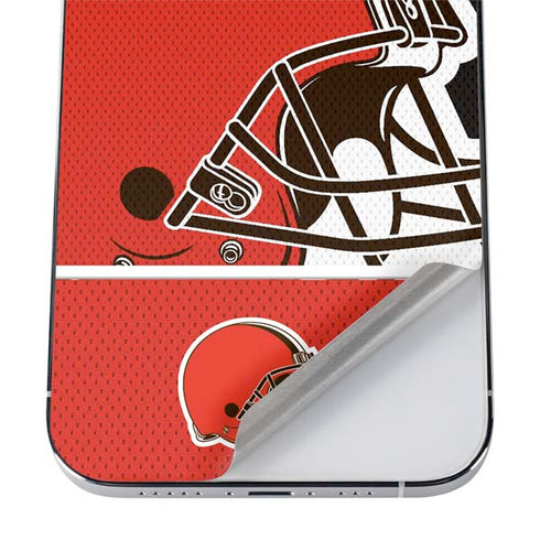 NFL Cleveland Browns Zone Block iPhone 12 Pro Max Skin
