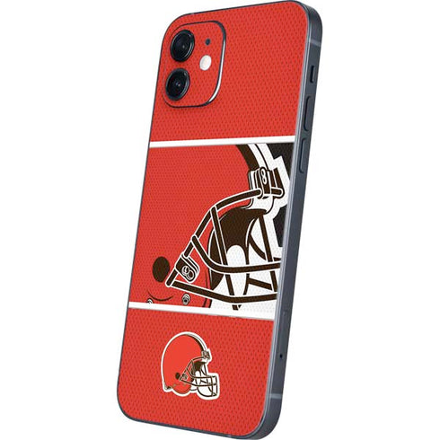 NFL Cleveland Browns Zone Block iPhone 12 Skin