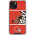 NFL Cleveland Browns Zone Block iPhone 13 Clear Case