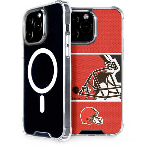 NFL Cleveland Browns Zone Block iPhone 13 Pro Max MagSafe Case