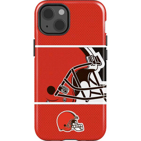 NFL Cleveland Browns Zone Block iPhone 15 Impact Case