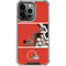 NFL Cleveland Browns Zone Block iPhone 15 Pro Clear Case
