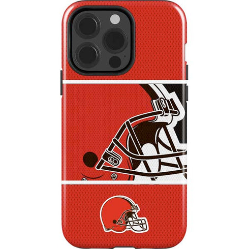 NFL Cleveland Browns Zone Block iPhone 15 Pro Impact Case
