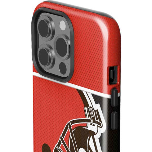 NFL Cleveland Browns Zone Block iPhone 15 Pro Impact Case
