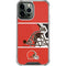 NFL Cleveland Browns Zone Block iPhone 14 Pro Max Clear Case