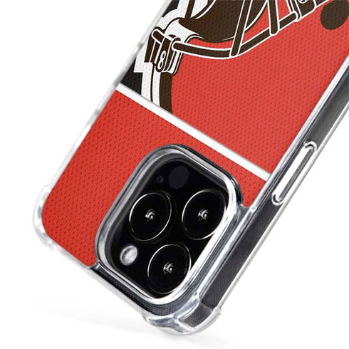 NFL Cleveland Browns Zone Block iPhone 15 Pro Max MagSafe Case