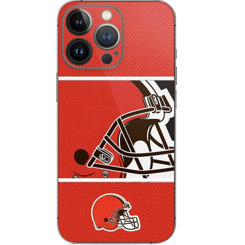 NFL Cleveland Browns Zone Block iPhone 14 Pro Skin