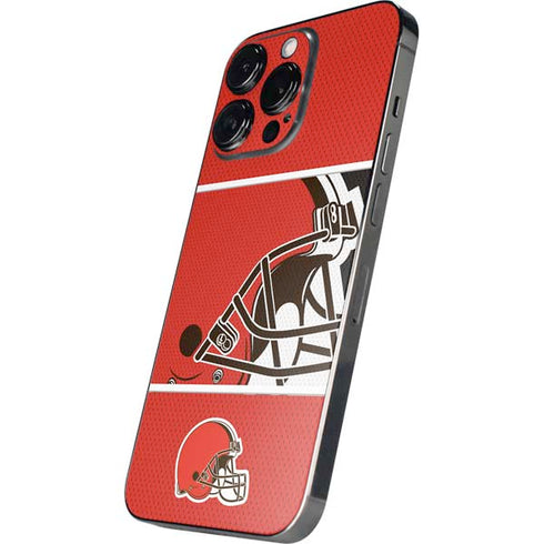 NFL Cleveland Browns Zone Block iPhone 14 Pro Skin