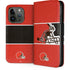 NFL Cleveland Browns Zone Block iPhone 15 Pro Folio Case