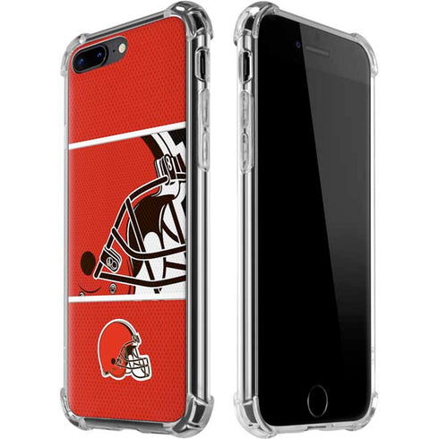 NFL Cleveland Browns Zone Block iPhone 7/8 Plus Clear Case