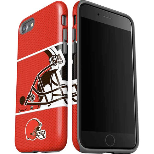 NFL Cleveland Browns Zone Block iPhone SE (2nd & 3rd Gen) Pro Case