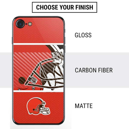 NFL Cleveland Browns Zone Block iPhone SE (2nd & 3rd Gen) Skin
