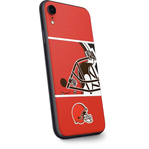 NFL Cleveland Browns Zone Block iPhone XR Skin