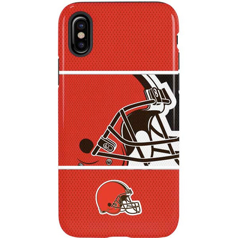 NFL Cleveland Browns Zone Block iPhone XS Pro Case