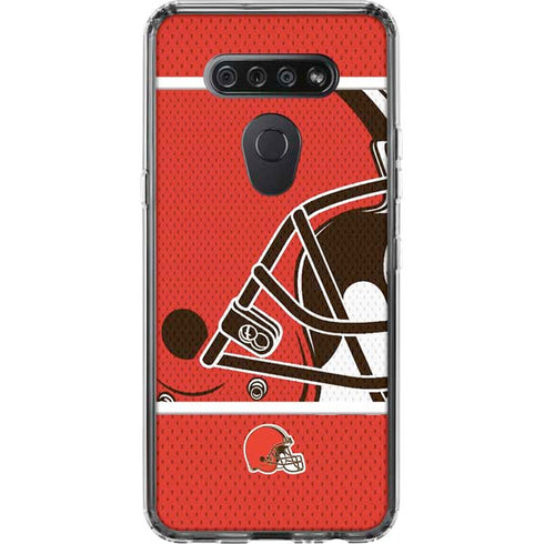 NFL Cleveland Browns Zone Block LG K51/Q51 Clear Case