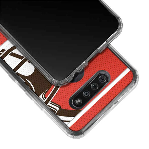 NFL Cleveland Browns Zone Block LG K51/Q51 Clear Case