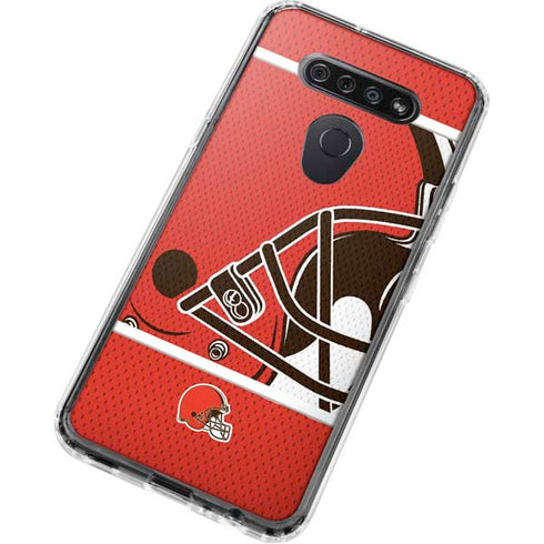 NFL Cleveland Browns Zone Block LG K51/Q51 Clear Case