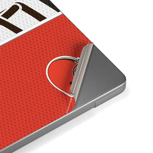 NFL Cleveland Browns Zone Block MacBook Pro 14in (2021-24) Skin