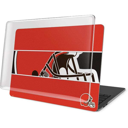 NFL Cleveland Browns Zone Block MacBook Pro 16in (2019-20) Case plus Skin