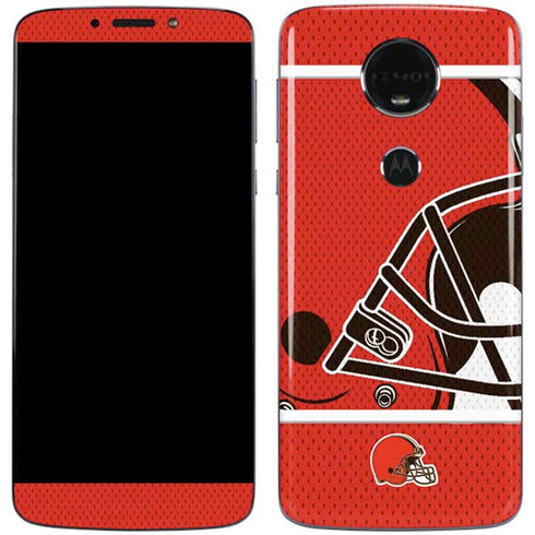 NFL Cleveland Browns Zone Block Moto E5 Plus Skin