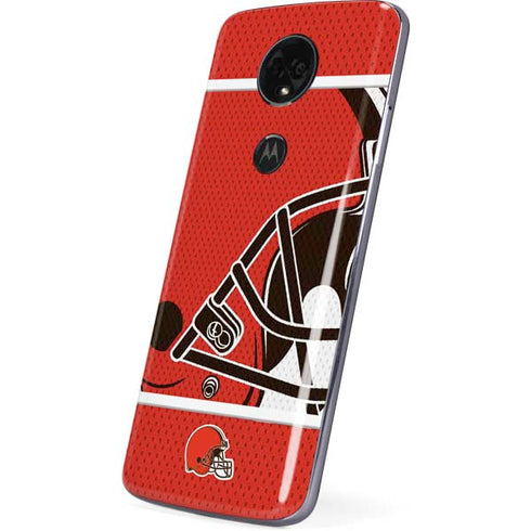 NFL Cleveland Browns Zone Block Moto E5 Plus Skin