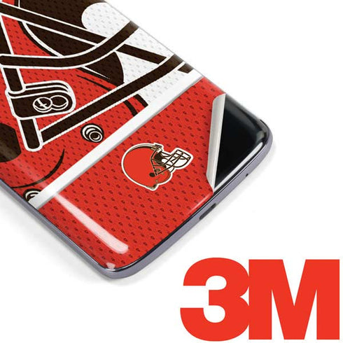 NFL Cleveland Browns Zone Block Moto E5 Plus Skin