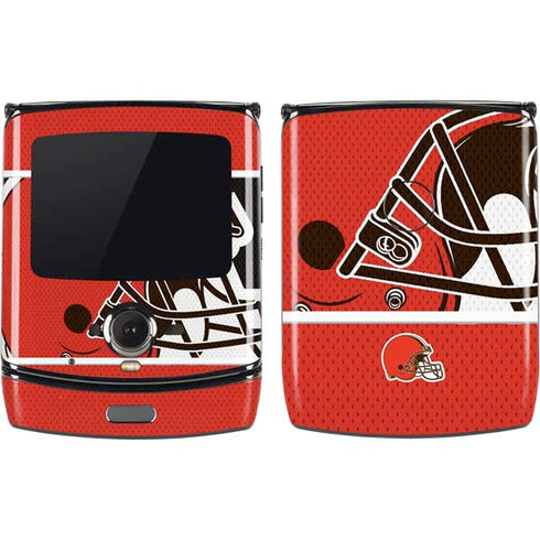 NFL Cleveland Browns Zone Block Motorola RAZR Skin