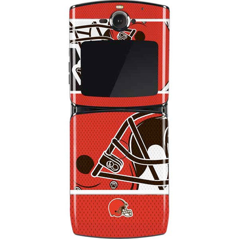 NFL Cleveland Browns Zone Block Motorola RAZR Skin