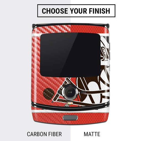 NFL Cleveland Browns Zone Block Motorola RAZR Skin