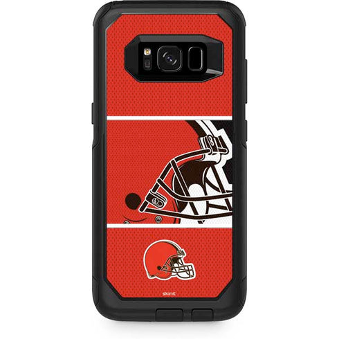 NFL Cleveland Browns Zone Block Otterbox Commuter Galaxy Skin