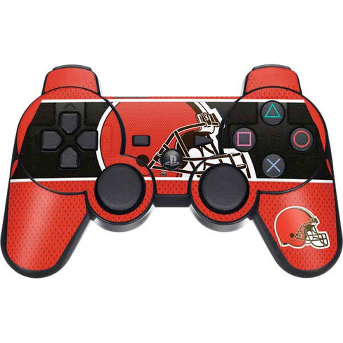 NFL Cleveland Browns Zone Block PS3 Dual Shock wireless controller Skin