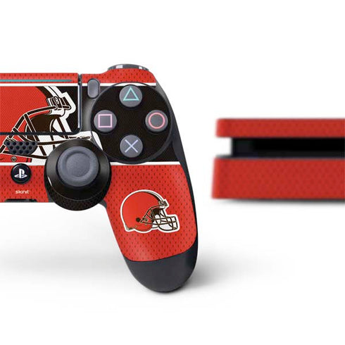 NFL Cleveland Browns Zone Block PS4 Slim Bundle Skin