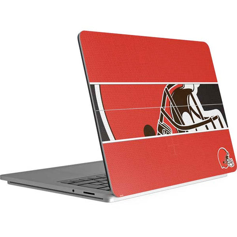 NFL Cleveland Browns Zone Block Surface Laptop Studio Skin