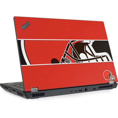 NFL Cleveland Browns Zone Block Lenovo ThinkPad Skin