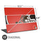 NFL Cleveland Browns Zone Block Universal Laptop 15in (12.2 x 8.8in) Skin