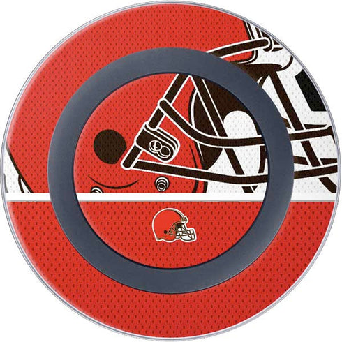 NFL Cleveland Browns Zone Block Wireless Charger Skin