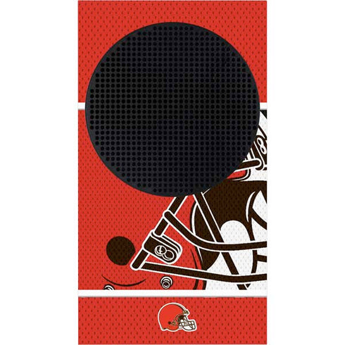 NFL Cleveland Browns Zone Block Xbox Series S Console Skin