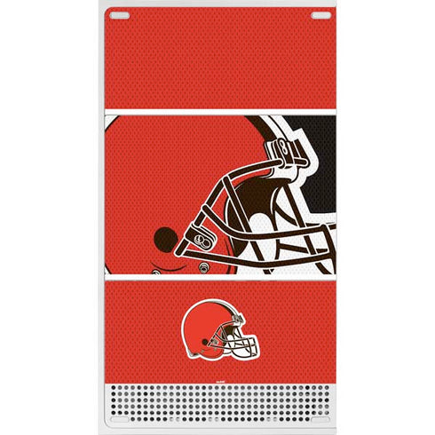 NFL Cleveland Browns Zone Block Xbox Series S Console Skin
